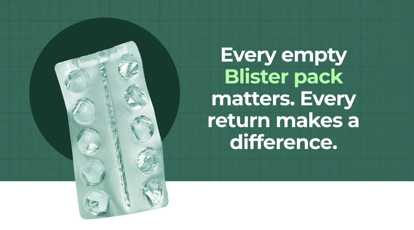 Every empty blister pack matters