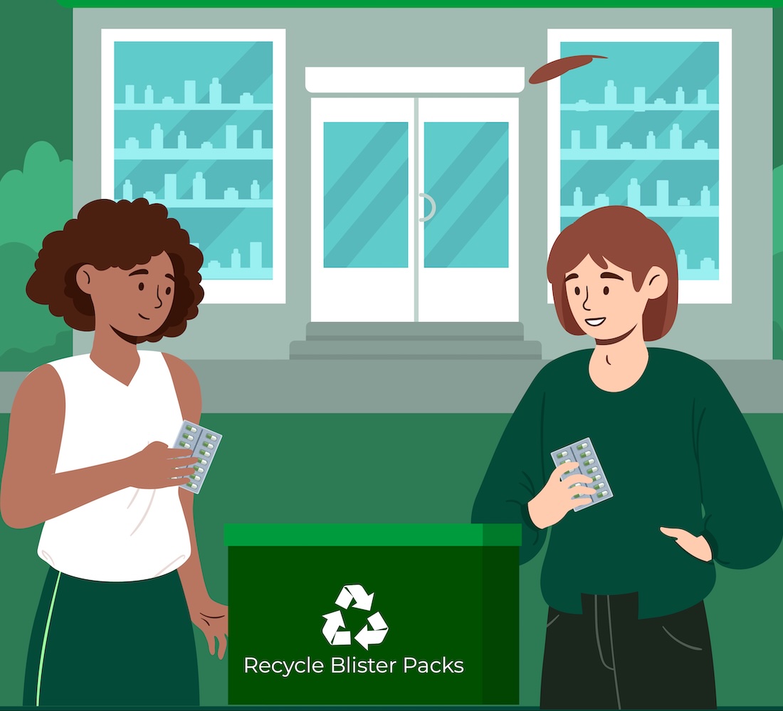 Recycle Blister packs