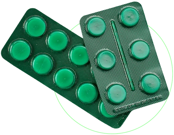 Blister packs containing residual medicine