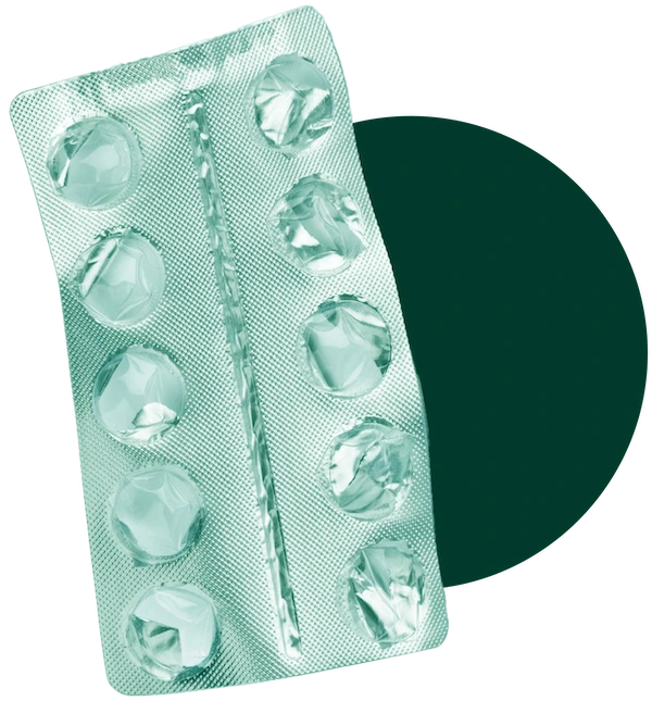 Empty blister pack
